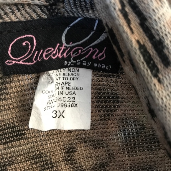 😂Questions by Say What cardigan 😂 - Picture 2 of 5