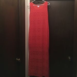Coral/Orang Tank Dress