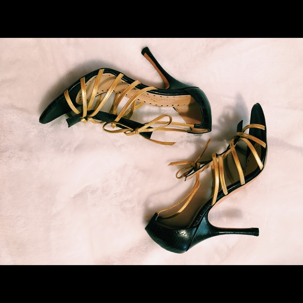 Alexander Neek strapped heel sandals