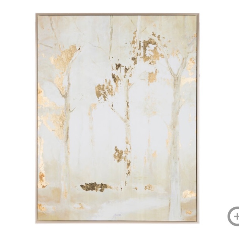 Gold tree canvas