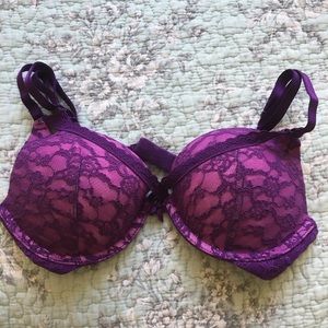 Victoria's Secret Front Cross Straps Push Up Bra