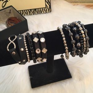 Black and Silver Jewelry Bundle