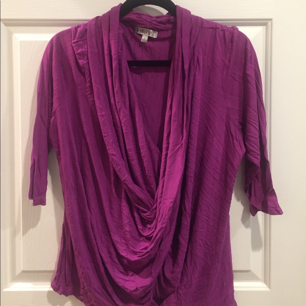 Purple tunic perfect for fall!