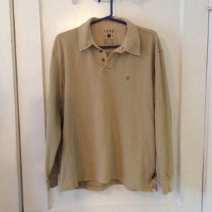 Tan long-sleeve IZOD