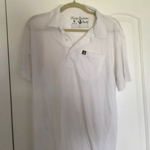 Rowdy Gentleman Pocket Polo - White