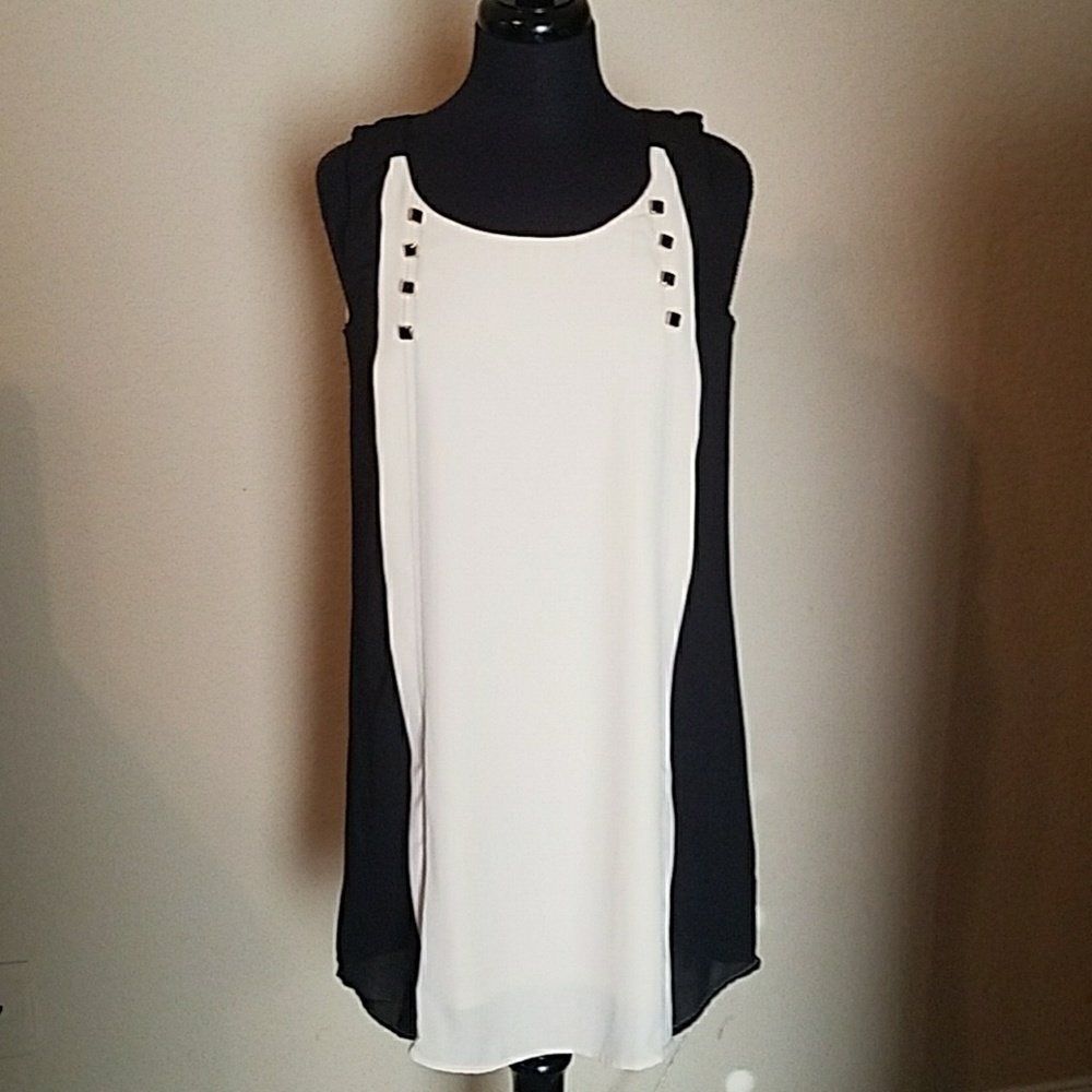 Boutique black and white dress