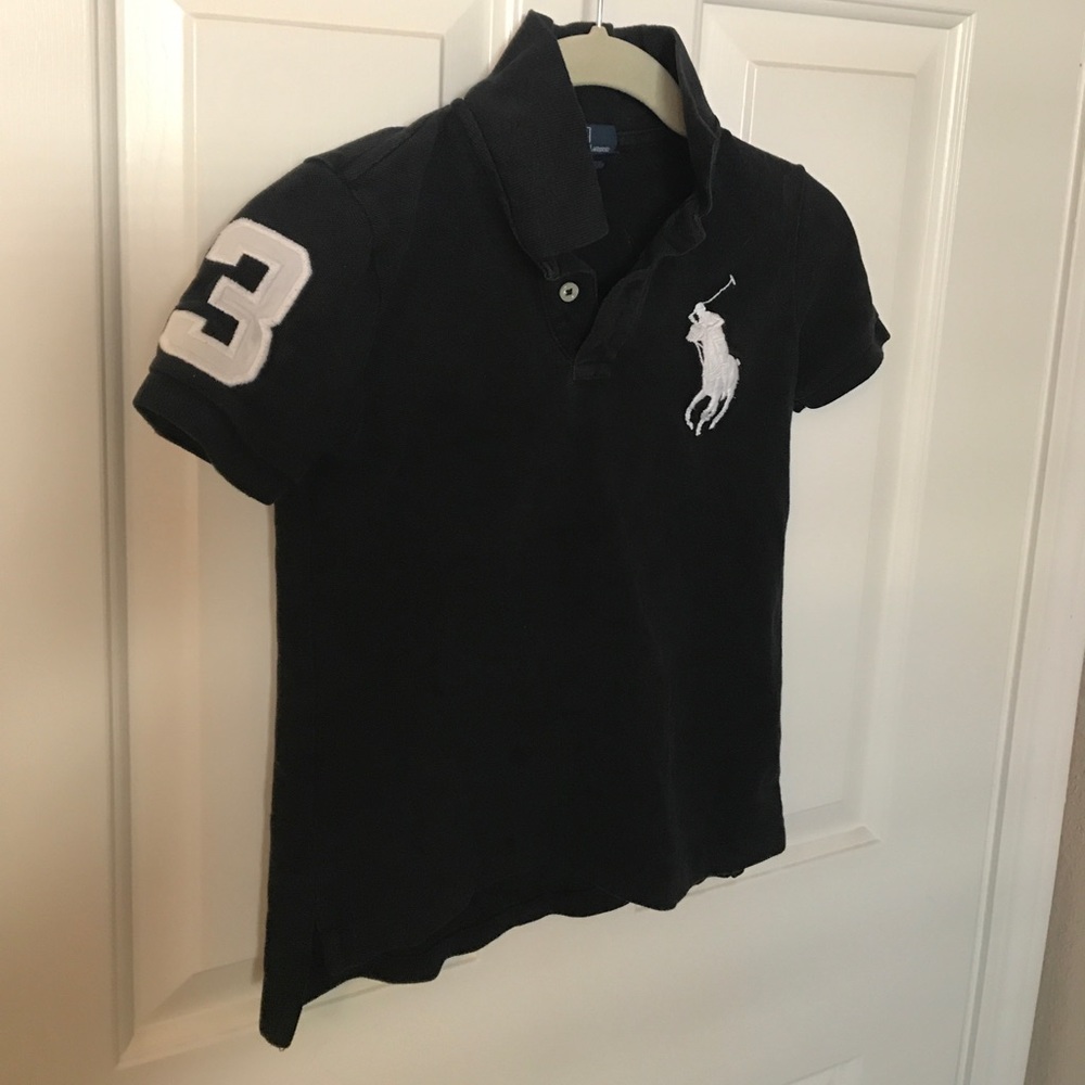 Boys signature black Ralph Lauren Polo