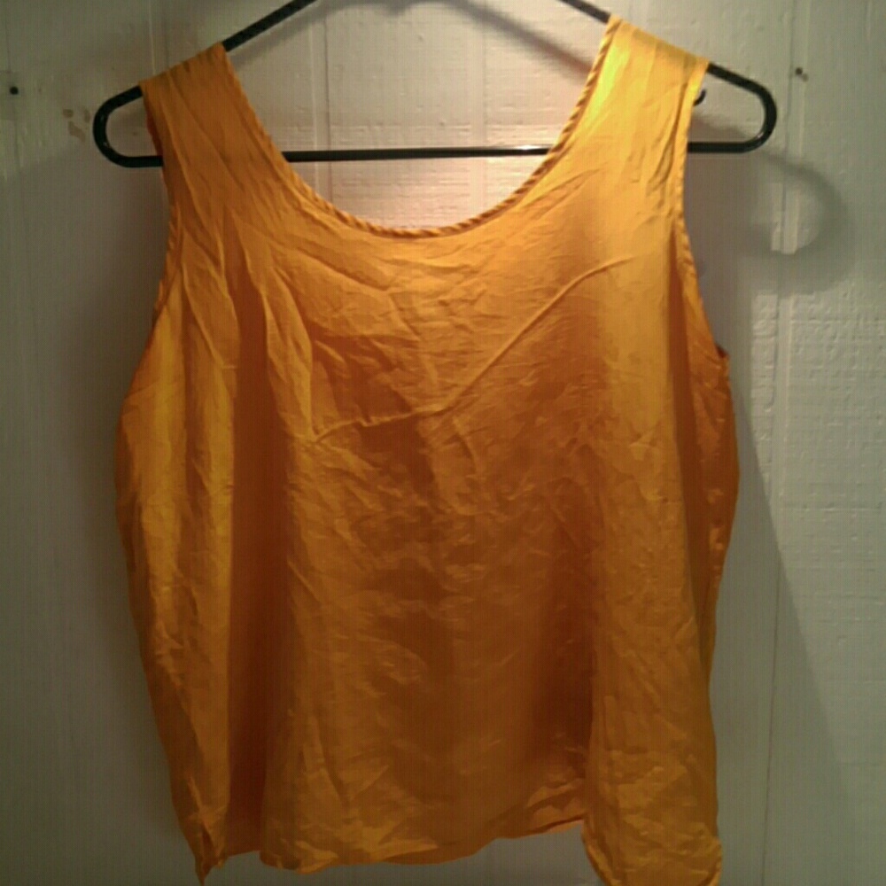 Silk, Marigold tank