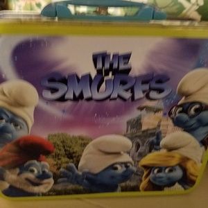 Smurfs metal vintage lunchbox