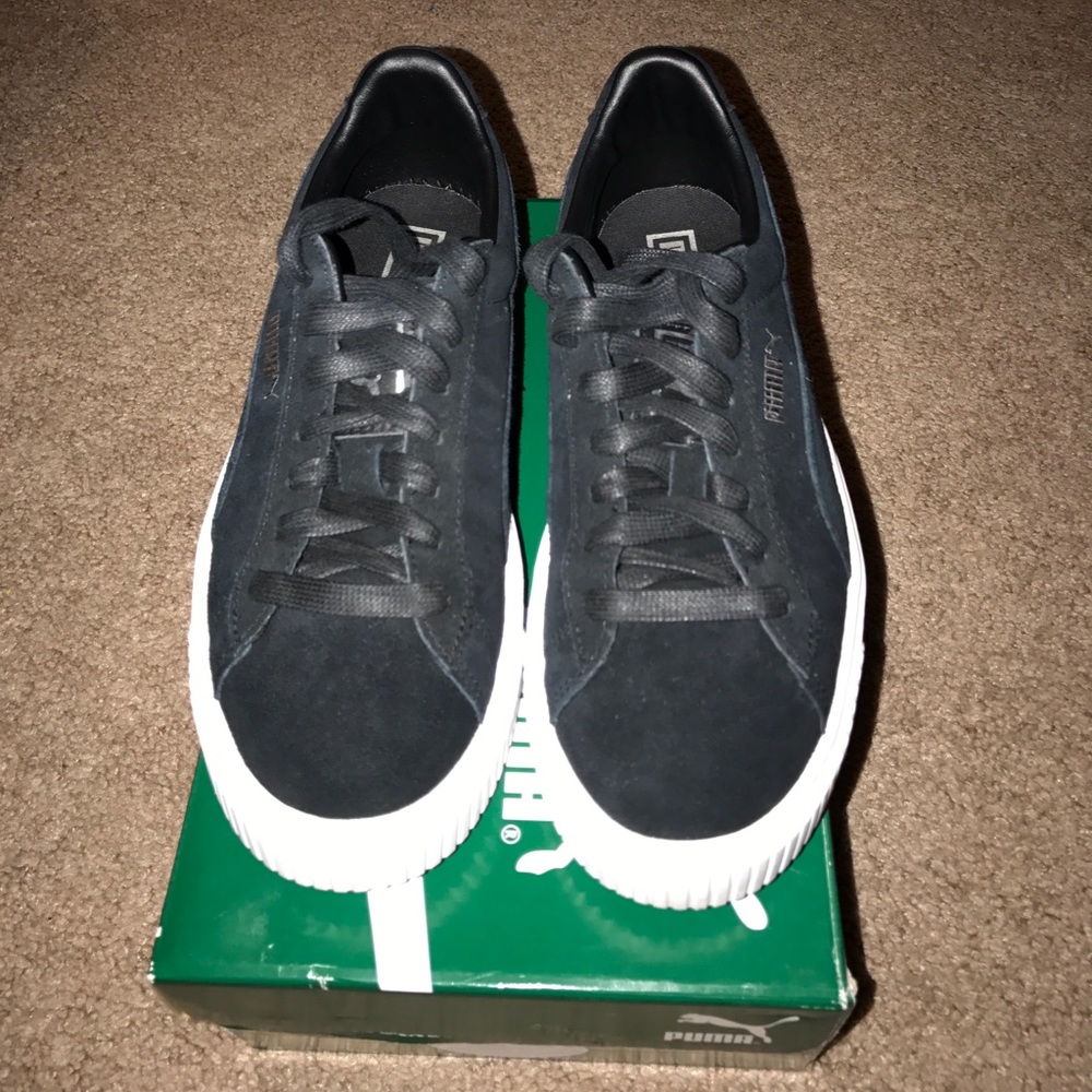 Suede Puma Platforms