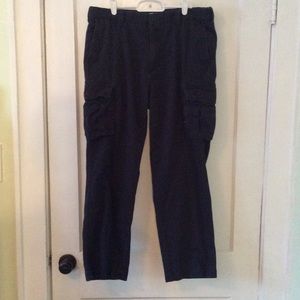 Black cargo pants