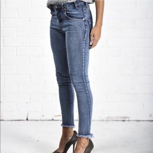 FINAL SALE One teaspoon yardbird raw hem jeans