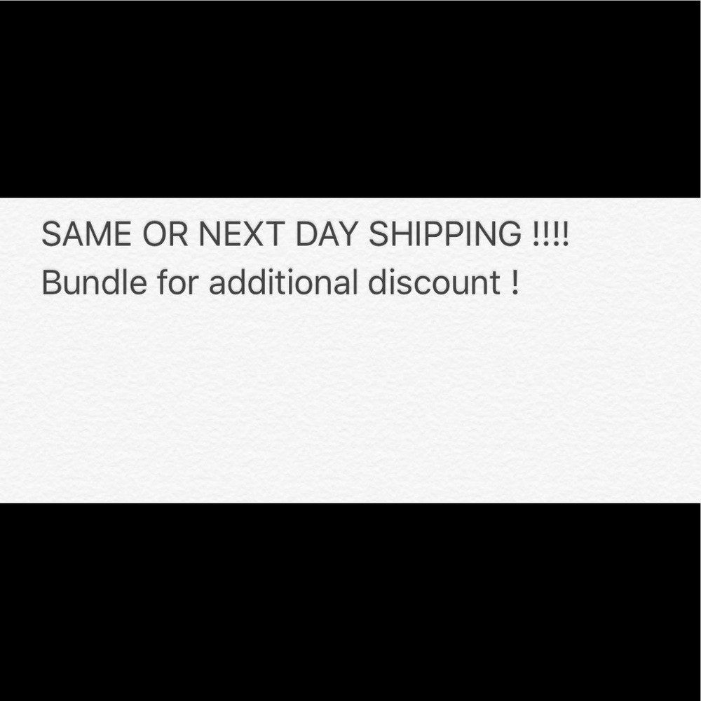 Same or next day shipping !