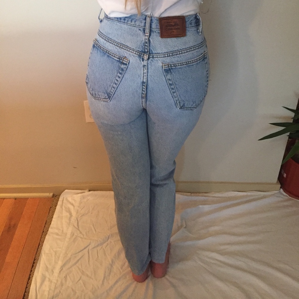 Vintage Calvin Klein High waisted jeans.