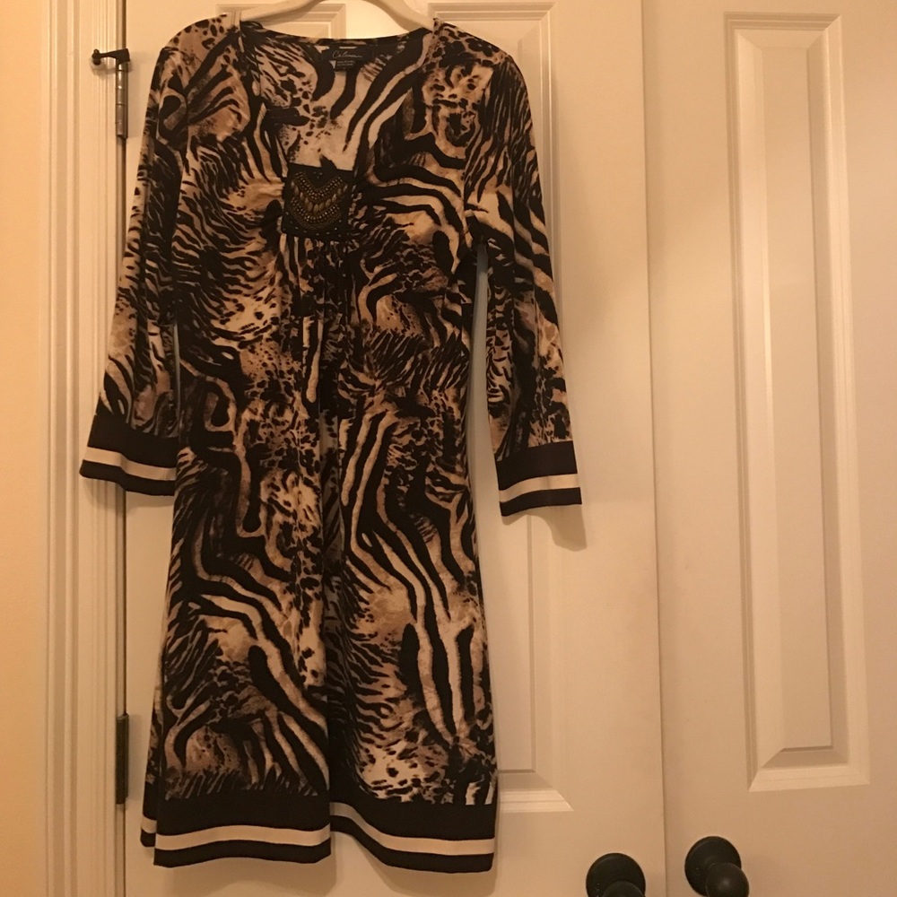 Tiger print dress