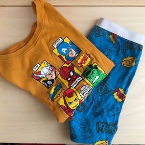 Boys super hero short jammies