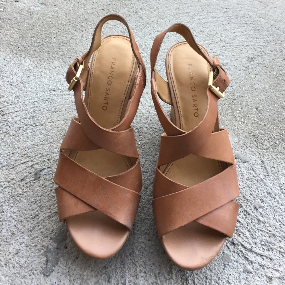 Franco Sarto Camel Wedge
