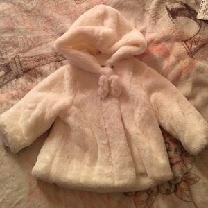 Infant fur jacket