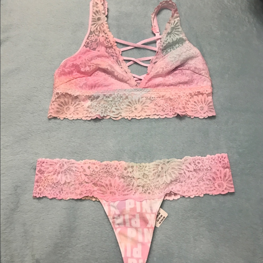Victoria's Secret PINK Bralette and Panty Set