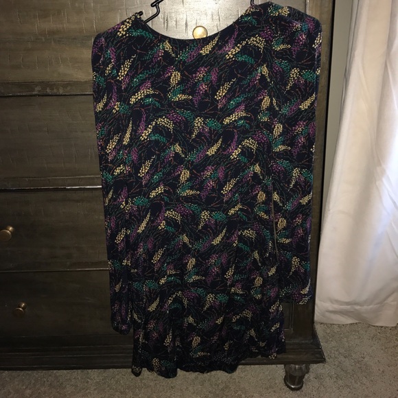 Boutique long sleeved print shift dress - Picture 1 of 2