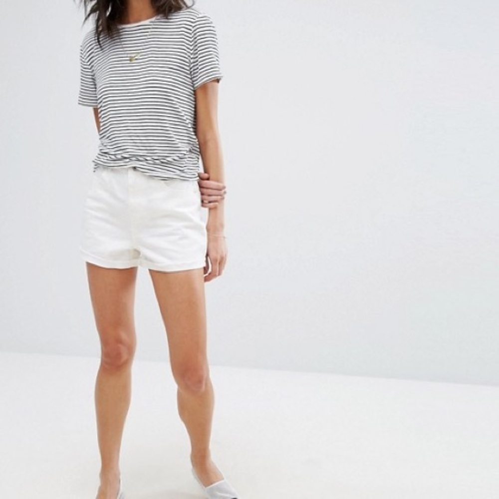 Vero Moda high waisted denim shorts