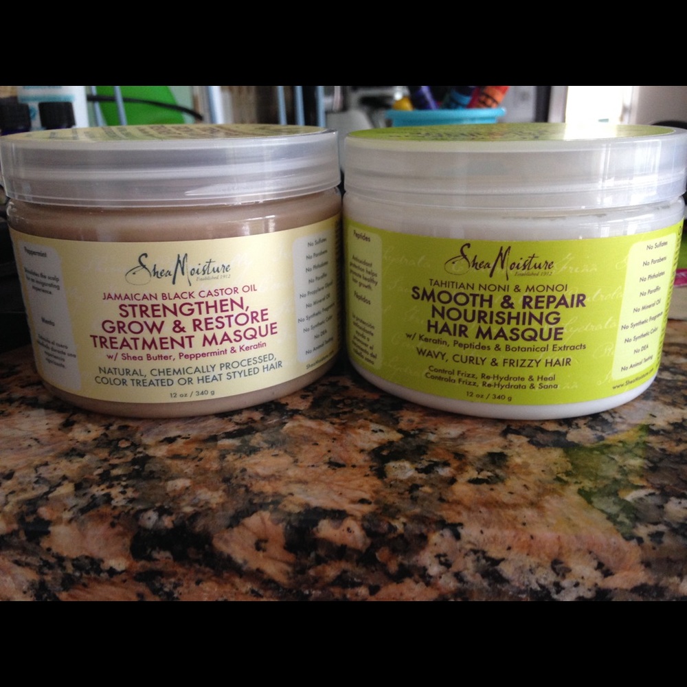 NWT: 2 - Shea Moisture Hair Masks. Never used.