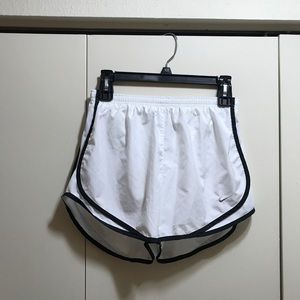 White Nike Athletic Shorts