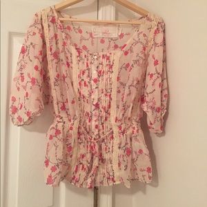 Guess floral blouse