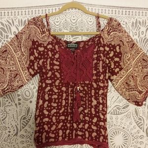 Maroon long sleeve
