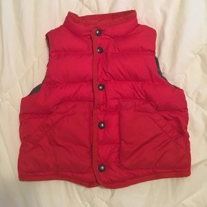 Red Baby Gap Puffer Vest 12-18 mo.