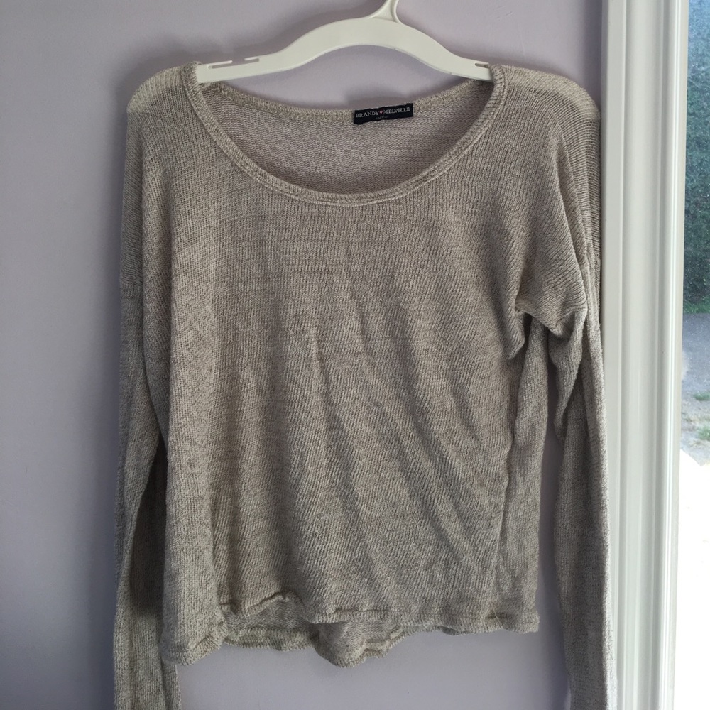 Knitted sweatshirt