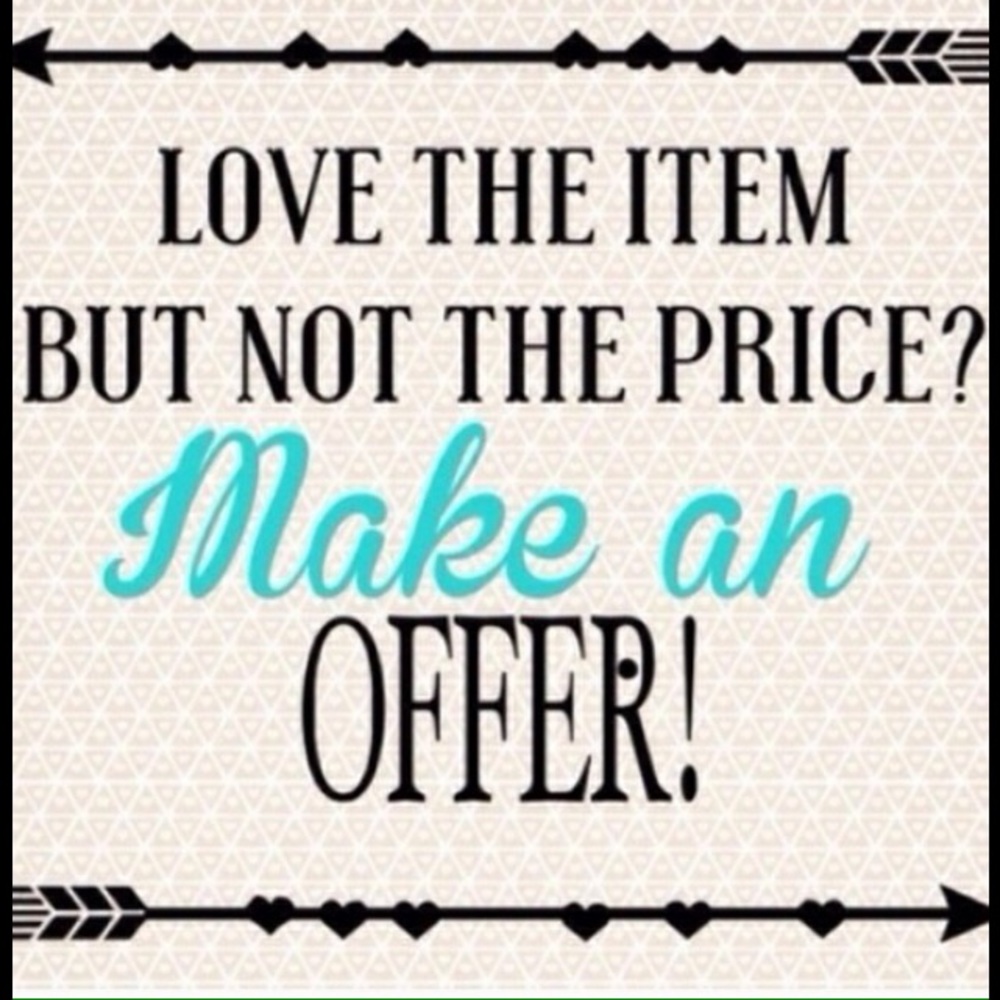 Reasonable offers accepted