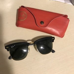 Black Polarized Ray Ban Clubmasters