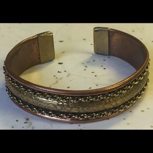 Vintage Boho Copper cuff
