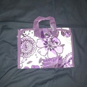 Timeless Beauty Bag in purple floral
