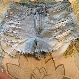 american eagle jean shorts
