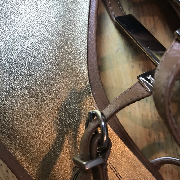 Ted Baker Tan Leather Designer Sandals US 7 - Picture 4 of 6