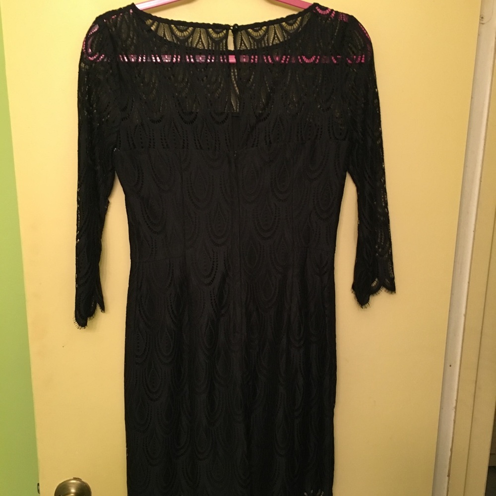 Euc size 4 Lilly pulitzer black Hera dress
