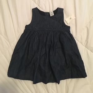 NWT Baby GAP Chambray Dress 6-12 mo.