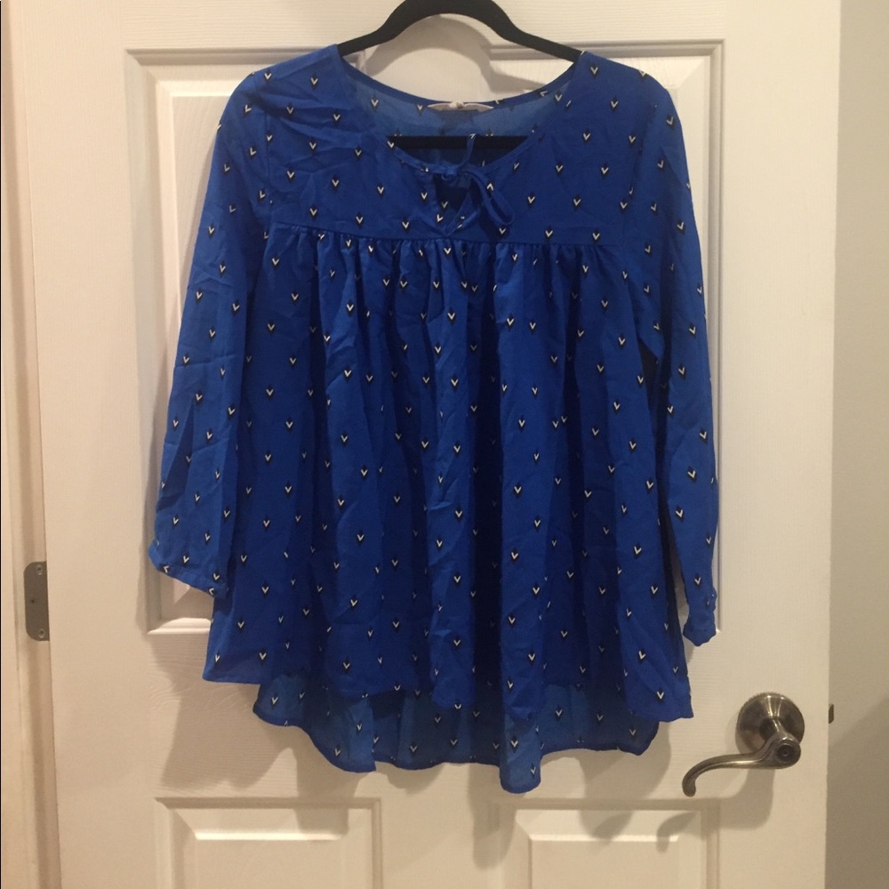 Flowy top from Jack. Beautiful blue color.