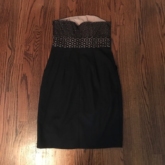 Authentic Ann Taylor Loft crotchet black dress - Picture 4 of 5