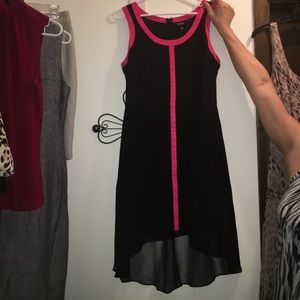 NBW! Black with Hot Pink Detail Dress