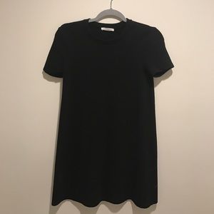 Zara basic black dress