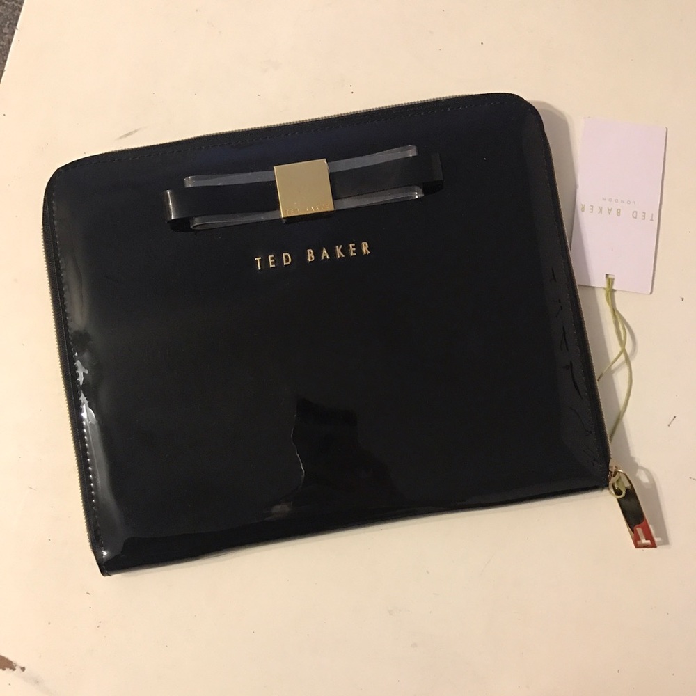 Ted baker black clutch