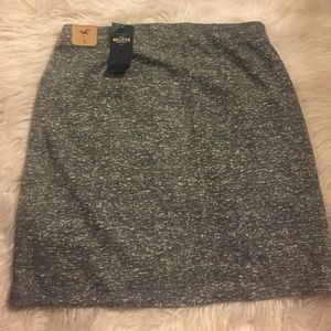 Hollister Gray Bodycon Skirt