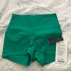 NWT Size 4 Green Lululemon Shorts