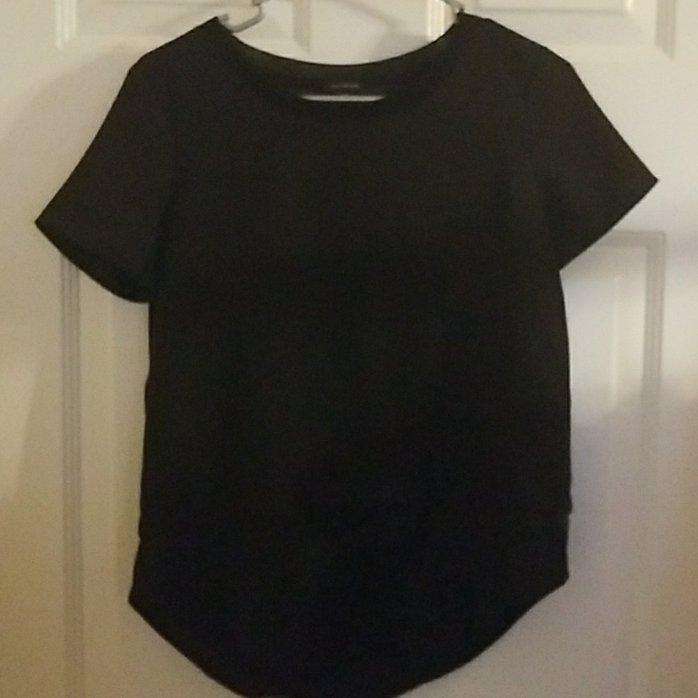 Ann Taylor short sleeve black