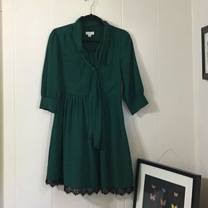 Emerald Green Dress