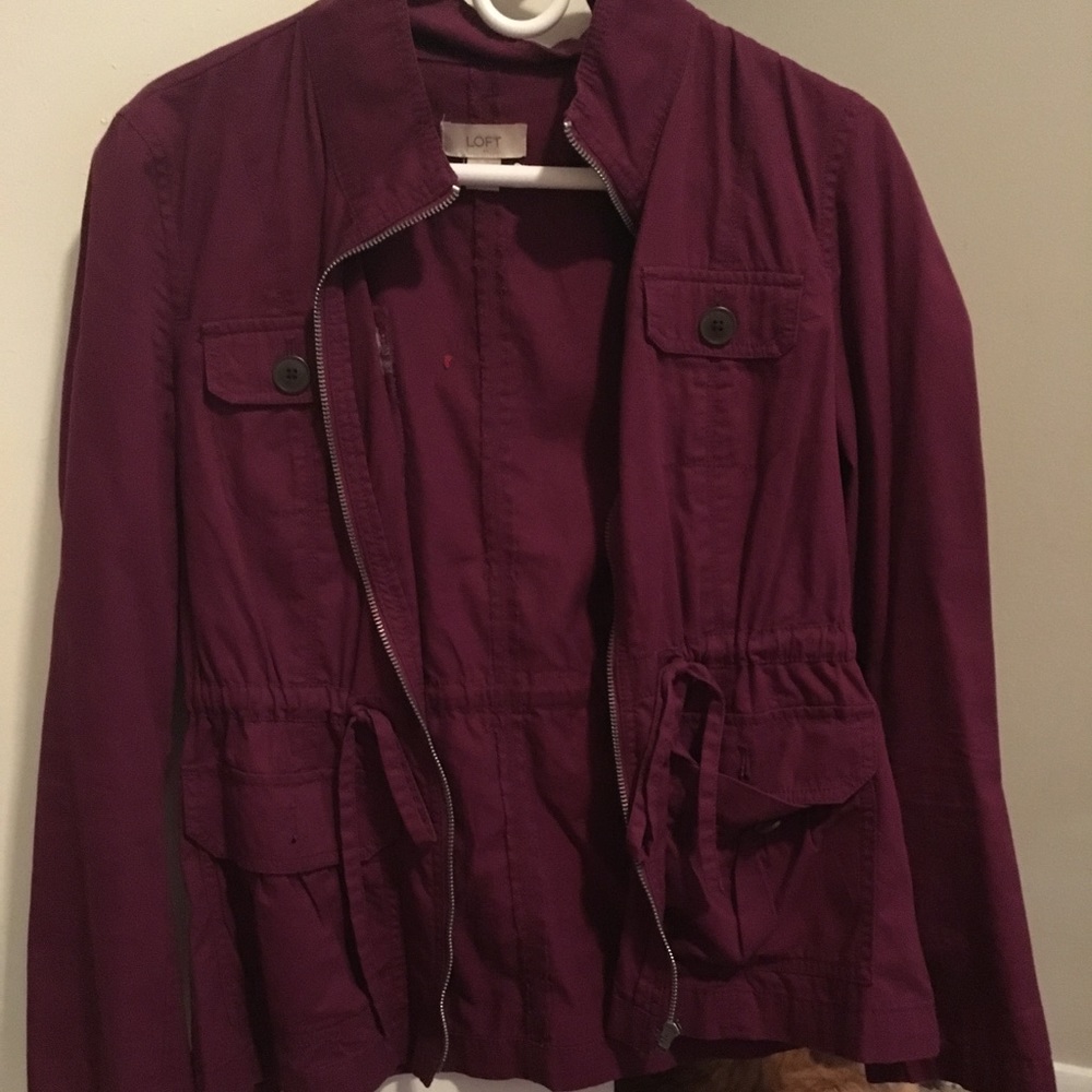 Purple light jacket