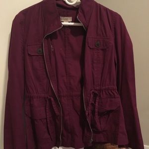 Purple light jacket